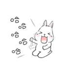 The daily life about big white rabbits（個別スタンプ：12）