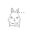 The daily life about big white rabbits（個別スタンプ：24）