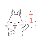 The daily life about big white rabbits（個別スタンプ：25）