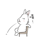 The daily life about big white rabbits（個別スタンプ：29）