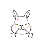 The daily life about big white rabbits（個別スタンプ：30）