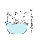 The daily life about big white rabbits（個別スタンプ：33）