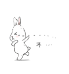 The daily life about big white rabbits（個別スタンプ：34）