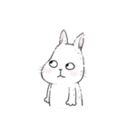 The daily life about big white rabbits（個別スタンプ：36）