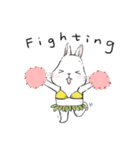 The daily life about big white rabbits（個別スタンプ：40）