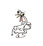 poker face chicken（個別スタンプ：28）
