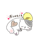 ubutan＆lulu twinskittens（個別スタンプ：22）