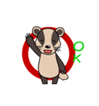アナグマのアナくん（個別スタンプ：2）