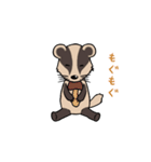 アナグマのアナくん（個別スタンプ：5）