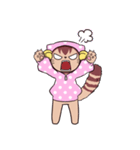 水玉フーディねこ（個別スタンプ：31）
