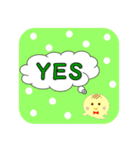 たこやきおばけ。日常のあいさつスタンプ（個別スタンプ：1）
