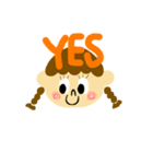 笑顔ちゃん②（個別スタンプ：4）