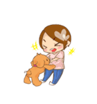 hiroko＆MABU！！！＆SHELL＆Laruは仲良し家族（個別スタンプ：15）