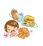 hiroko＆MABU！！！＆SHELL＆Laruは仲良し家族（個別スタンプ：24）