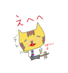 トラネコサラリーマン（個別スタンプ：12）