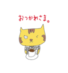 トラネコサラリーマン（個別スタンプ：19）