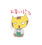 トラネコサラリーマン（個別スタンプ：22）