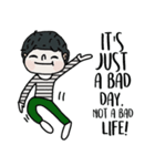 Joo in July, Be happy Th and Eng（個別スタンプ：18）