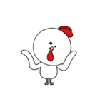 Weird Chicken and Chick（個別スタンプ：4）