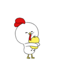 Weird Chicken and Chick（個別スタンプ：5）