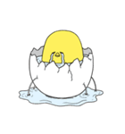 Weird Chicken and Chick（個別スタンプ：8）