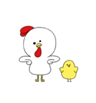 Weird Chicken and Chick（個別スタンプ：13）