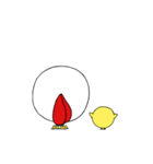 Weird Chicken and Chick（個別スタンプ：17）