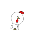 Weird Chicken and Chick（個別スタンプ：21）