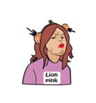 Lionpink（個別スタンプ：34）