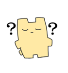 不安定うさぎ。（個別スタンプ：4）