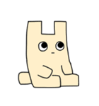 不安定うさぎ。（個別スタンプ：7）