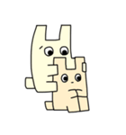 不安定うさぎ。（個別スタンプ：10）