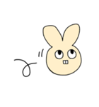 不安定うさぎ。（個別スタンプ：15）