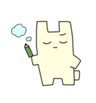 不安定うさぎ。（個別スタンプ：19）