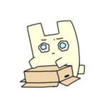 不安定うさぎ。（個別スタンプ：25）
