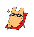 不安定うさぎ。（個別スタンプ：34）