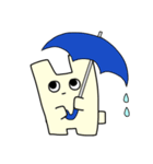 不安定うさぎ。（個別スタンプ：36）