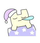 不安定うさぎ。（個別スタンプ：40）