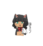 黒猫のクロ子（個別スタンプ：4）