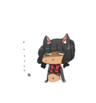 黒猫のクロ子（個別スタンプ：6）