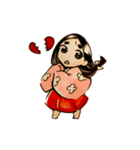昔話 怒りの清姫（個別スタンプ：2）