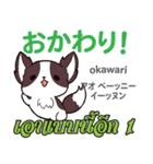 料理が上手な犬日本語タイ語（個別スタンプ：25）