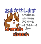 セクシーな犬日本語タイ語（個別スタンプ：17）