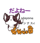 セクシーな犬日本語タイ語（個別スタンプ：38）