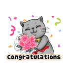 Nong Pong fat cat (Eng v.)（個別スタンプ：34）