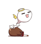 Mumu and kitten doll（個別スタンプ：37）