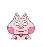 Cat or pig（個別スタンプ：11）