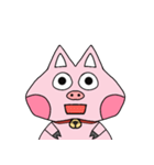 Cat or pig（個別スタンプ：14）