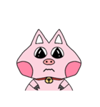 Cat or pig（個別スタンプ：21）