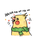 Cute cockatiel 's daily life（個別スタンプ：16）